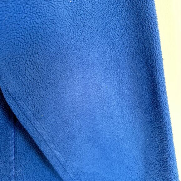 LL Bean Men’s Large 1/4 Zip Pullover Polar Fleece Jacket Sweater #271474 Blue - Picture 8 of 9